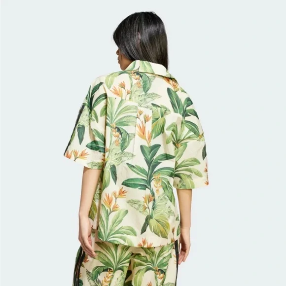 New $90 Adidas x Farm Rio Premium Women’s polo - Picture 2 of 9